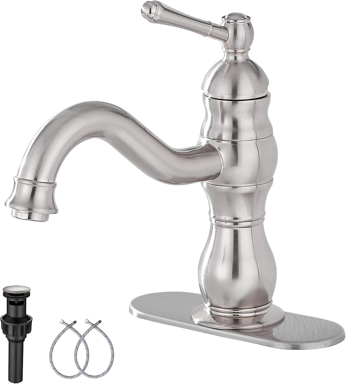 Oil Rubbed Bronze Bathroom Faucet Single Handle One Hole