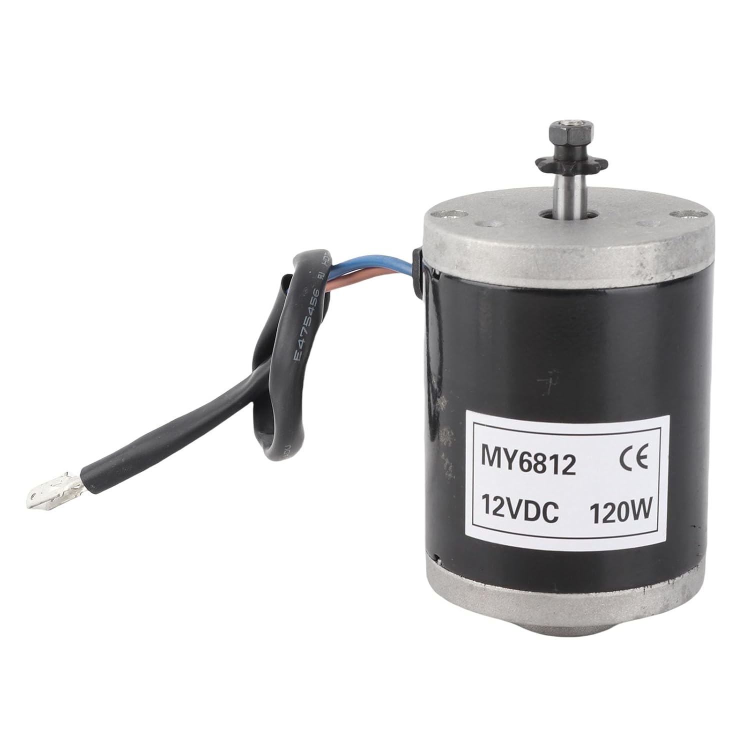 Brushed Motor, MY6812 12V 120W High Speed Small Brush Motor with Belt Pulley Electric Scooter E Accessory
