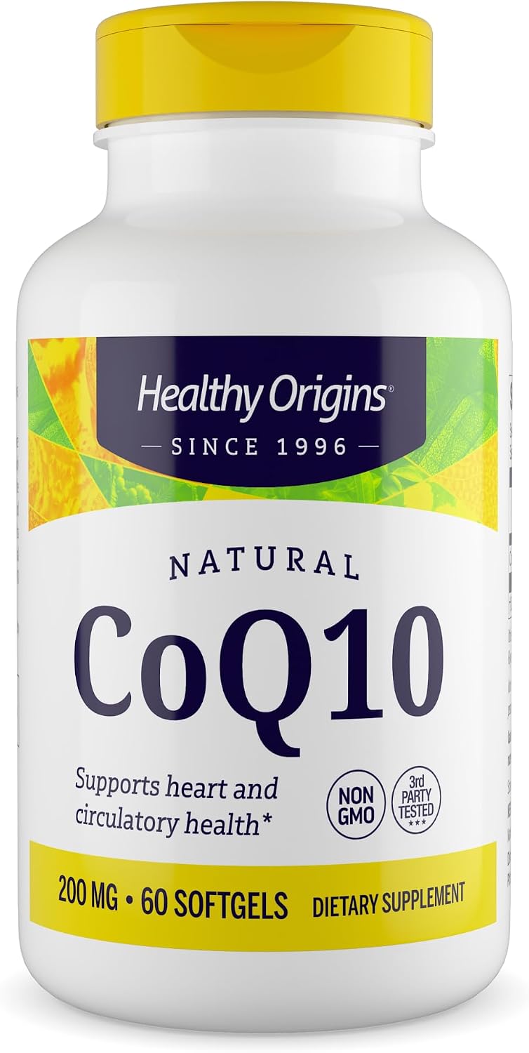 Healthy Origins CoQ10 200 mg, Kaneka Q10, 150 Softgels