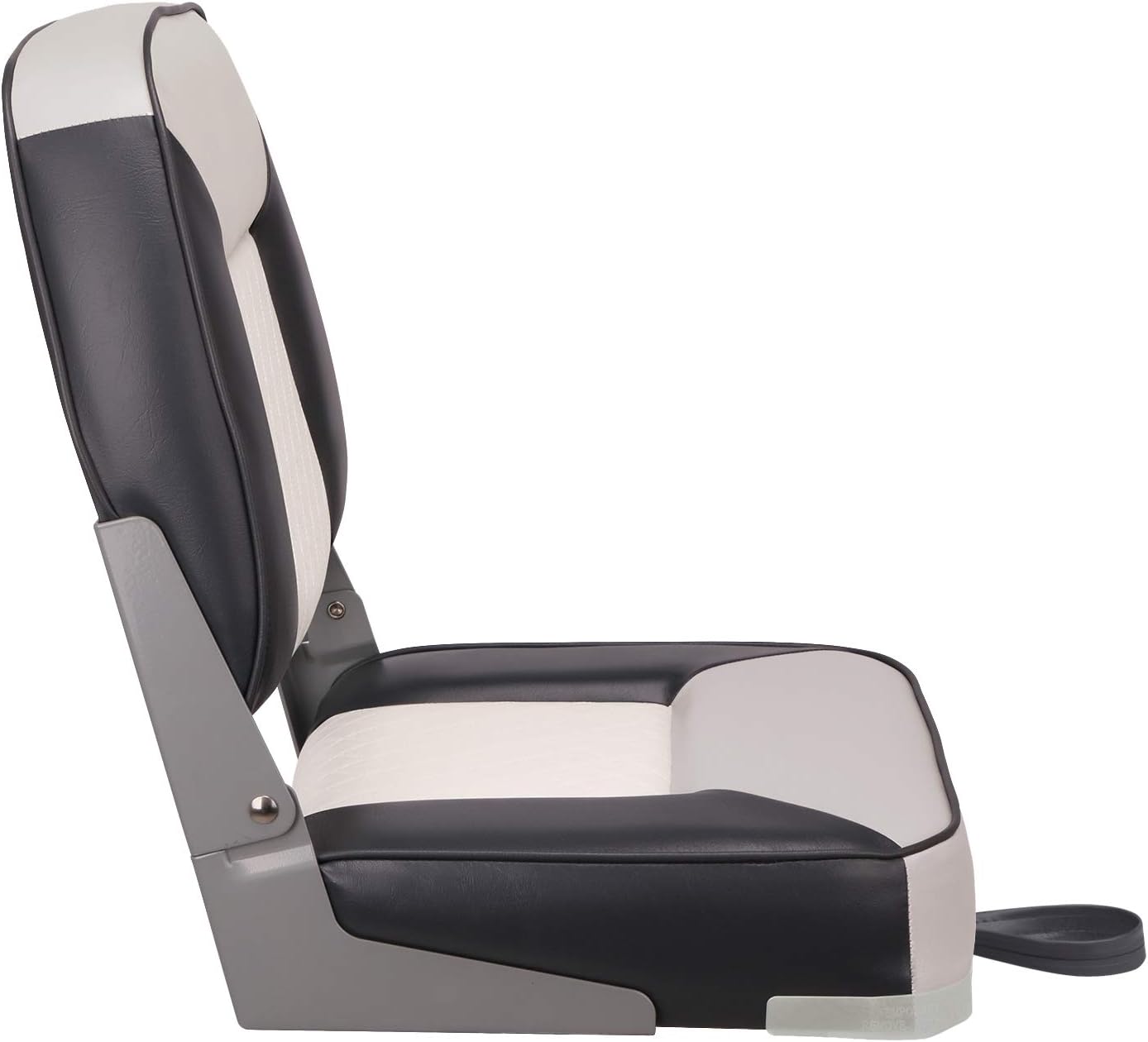 XGEAR Fold-Down Boat Seat, Low Back Fishing Boat Chair