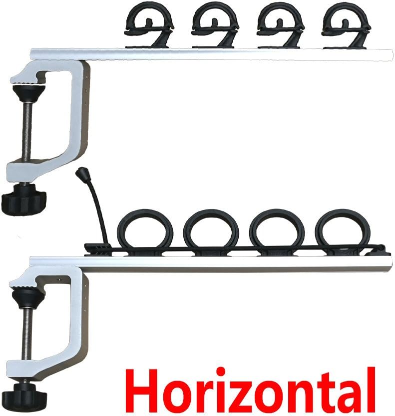 Brocraft Aluminum Clamp on Rod Holder for Truck or Boat / Truck Bed Rod Holder