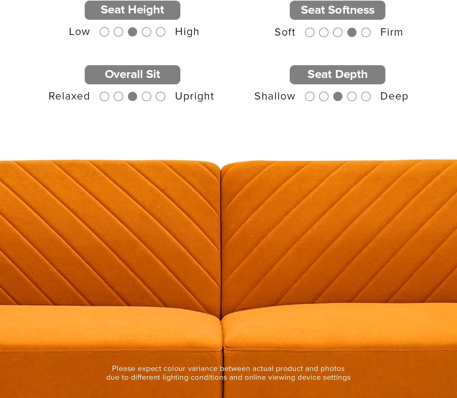 mopio 76.4" Futon Sofa Bed Chevron Styled, Sleeper Couch (Old Rosa Velvet)