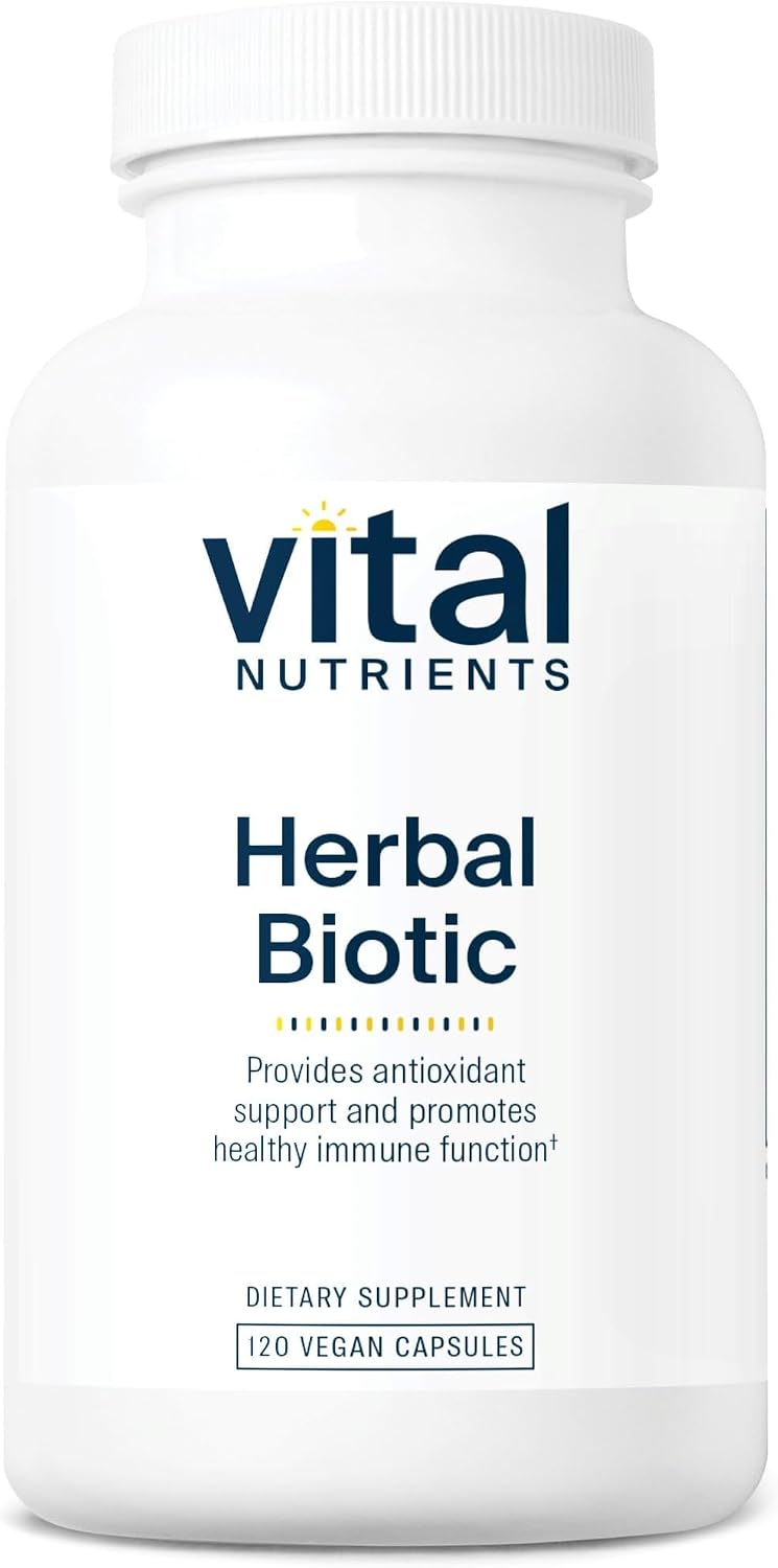 Vital Nutrients Herbal Biotic - Herbal Immune Support Supplement - Antioxidant Support Promotes Healthy Immune System - Gluten, Dairy, Soy Free - Non-GMO - 60 Capsules