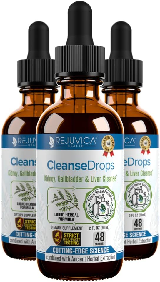 Cleanse Drops - Kidney and Gallbladder Supplement - Chanca Piedra Extracts.