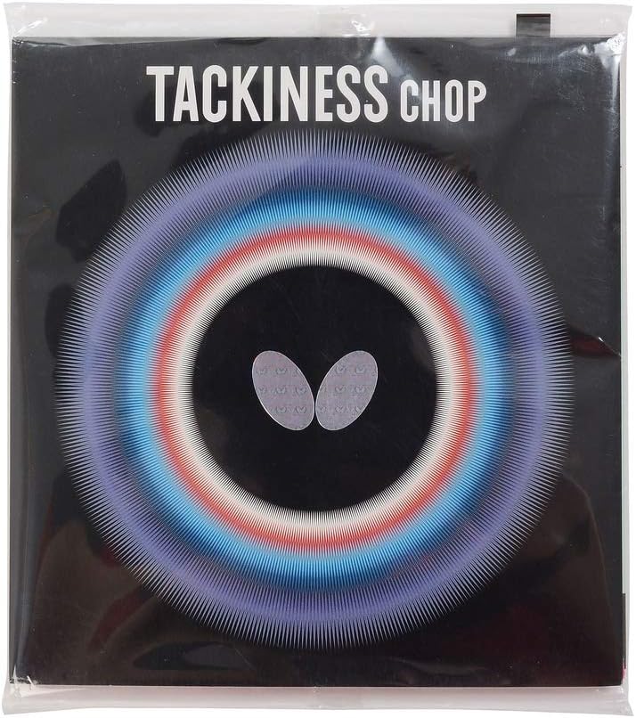 Butterfly Tackiness Chop Table Tennis Rubber Table Tennis Rubber | 1.5 mm, 1.7 mm, or 1.9 mm | Red or Black | 1 Inverted Table Tennis Rubber Sheet | Professional Table Tennis Rubber
