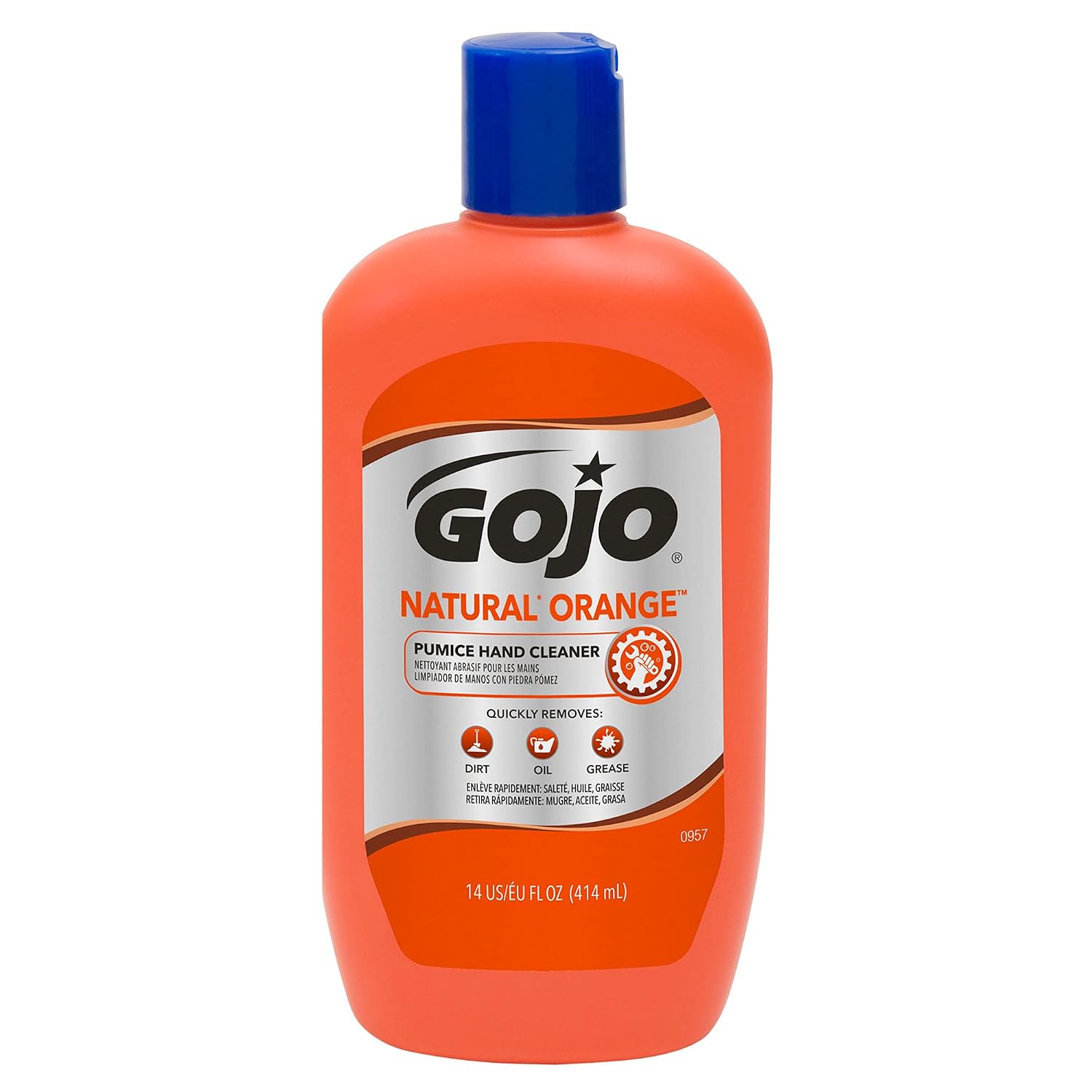Gojo Soap Natural Orange Pumice Hand Cleaner Heavy Duty Cleaner Citrus Scented Scrub