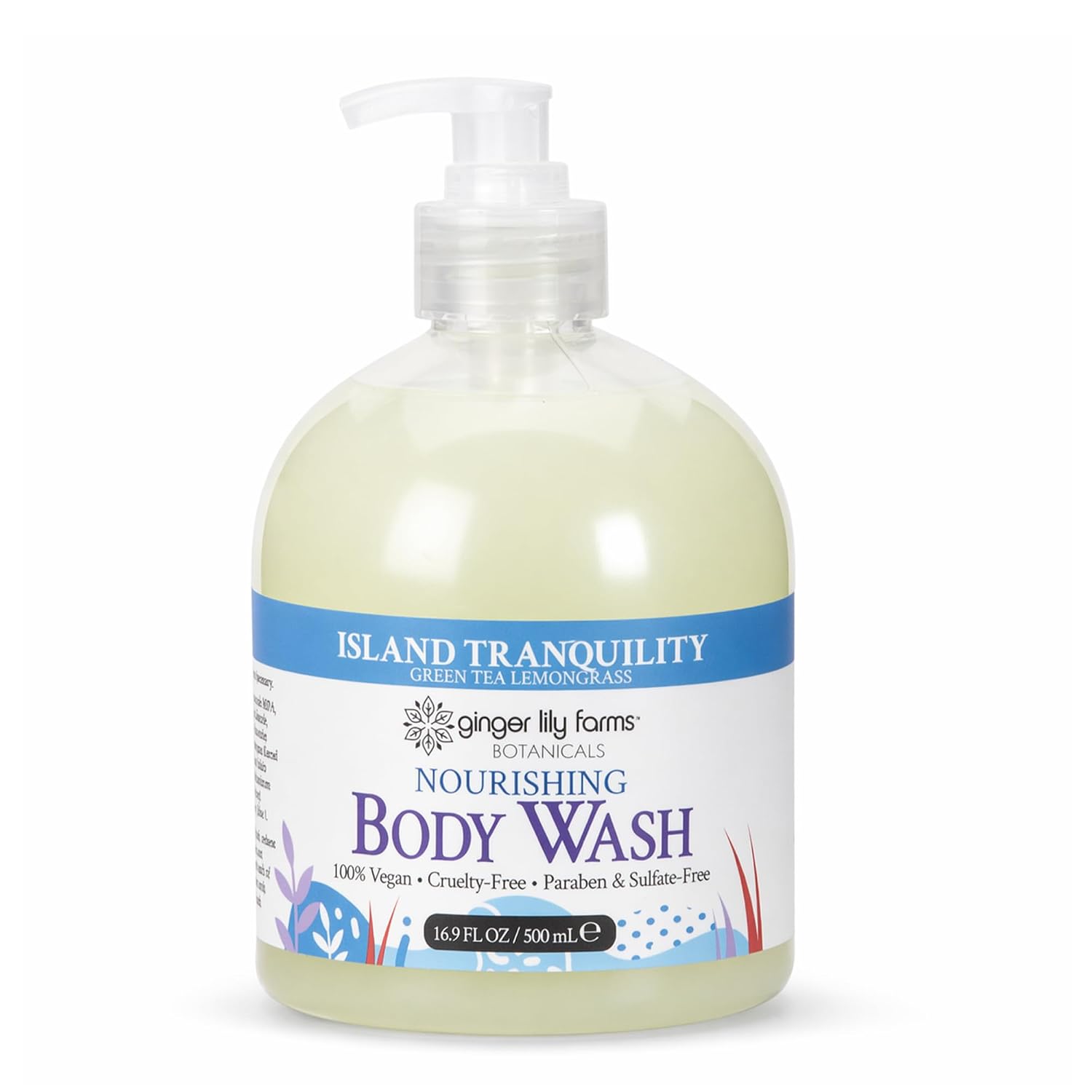 Ginger Lily Farms 1 gal Nourishing Body Wash, Citrus Blend Scent | for Hands, Body & Hair, Moisturizing Wash, Salon Wash, Spa Cleanser, Salon & Spa Essentials, Manicure & Pedicure Supplies