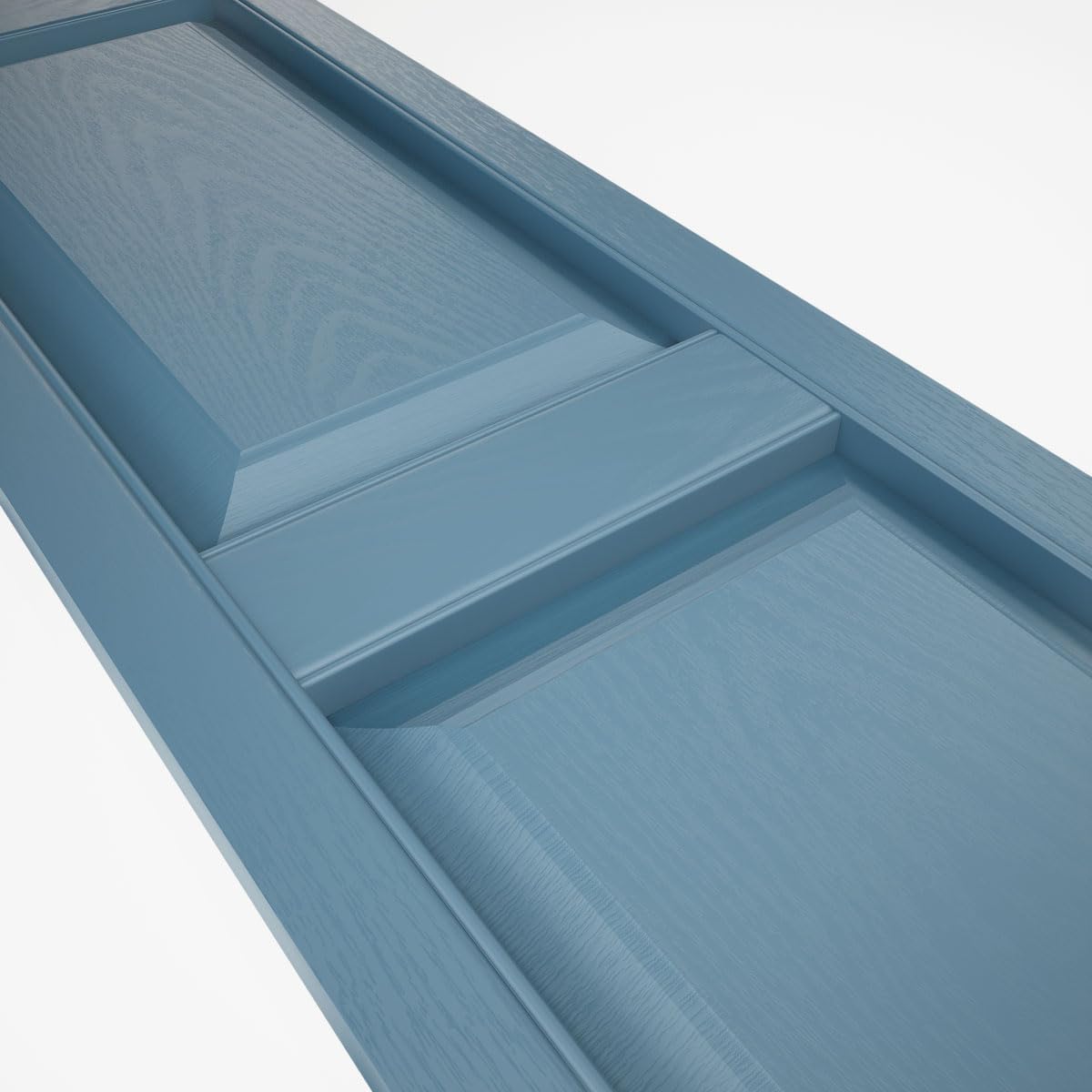 Mid America 00021247002 Standard Size Williamsburg Double Panel Vinyl Shutters, w/Installation Shutter-Lok's & Matching Screws (Per Pair), 002, 12"W x 47"H, Black