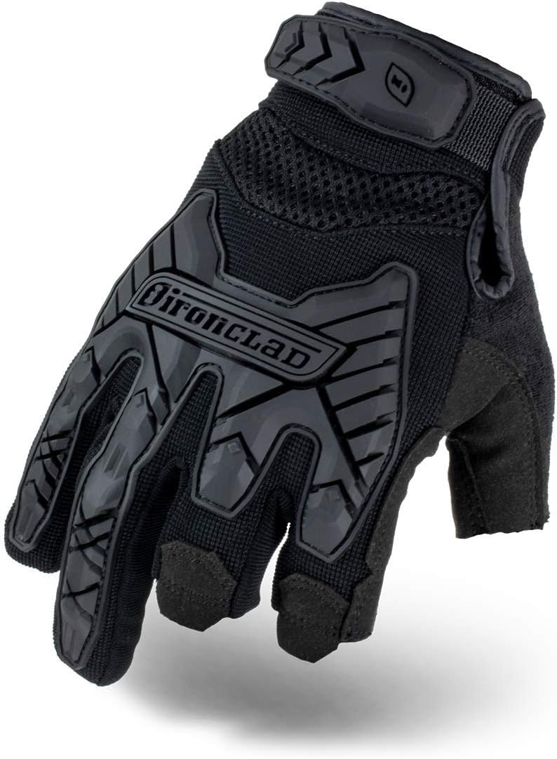 Ironclad IEXT-FRIBLK-04-L Tactical Framer Impact Black, Large