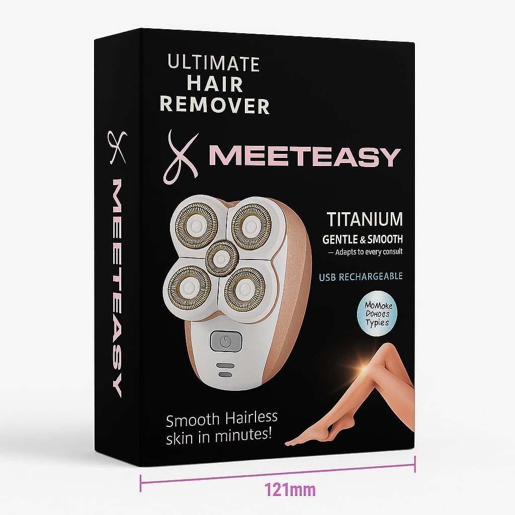 Electric Leg Shaver for Women, Painless Rechargeable Lady Razor