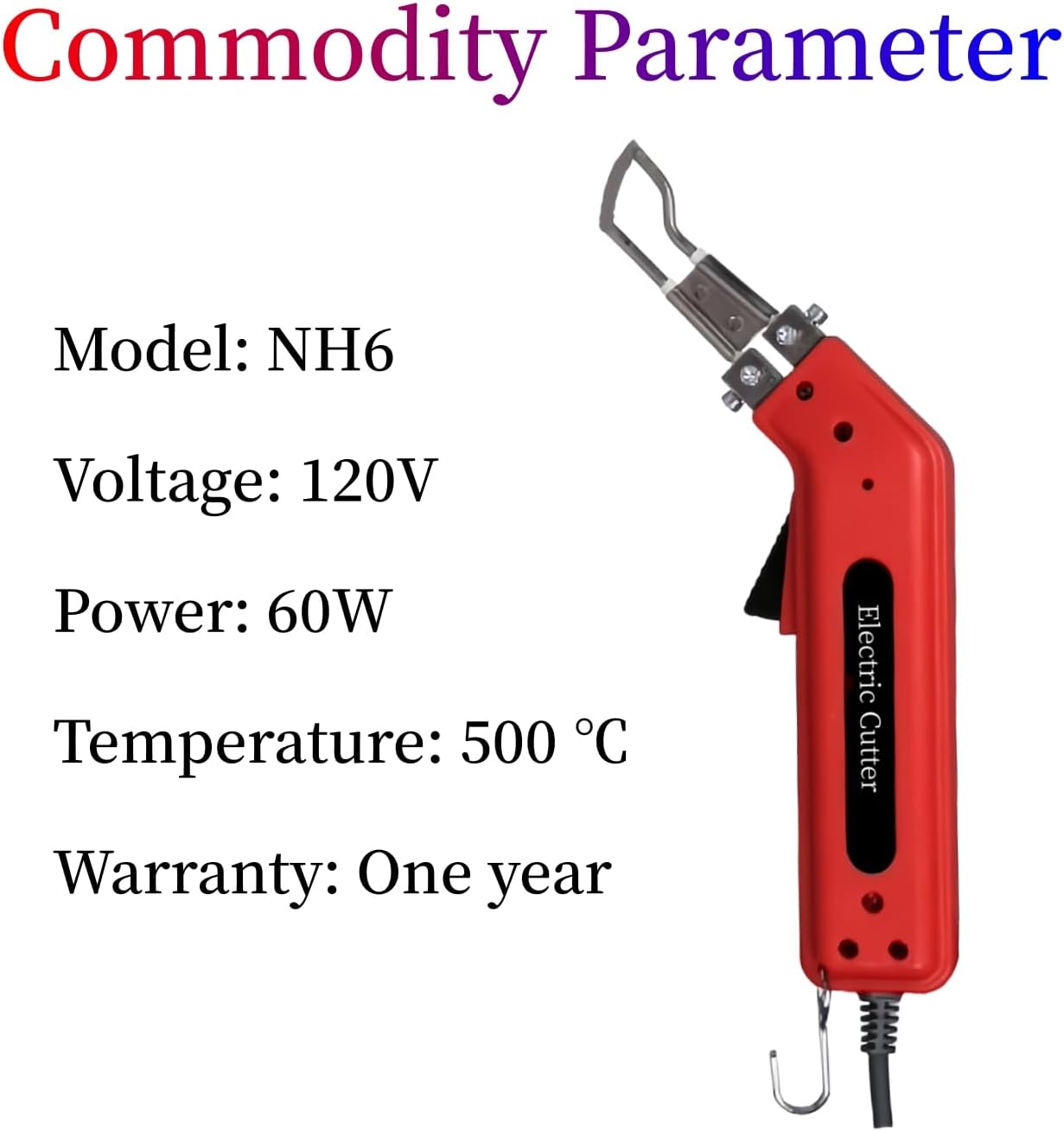 Handheld Electric Hot Knife Cutter and Heat Sealer Rope Healing Professional Hot Cutting Knife Fabric Cloth Cutter