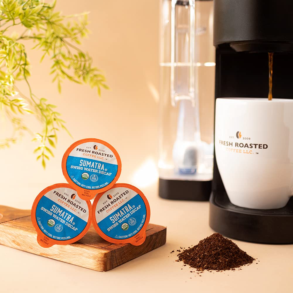 Fresh Roasted Coffee, 100% Colombian K-Cup Pods for Keurig Brewers, Medium Roast, Kosher, 96 Count Loose Pack