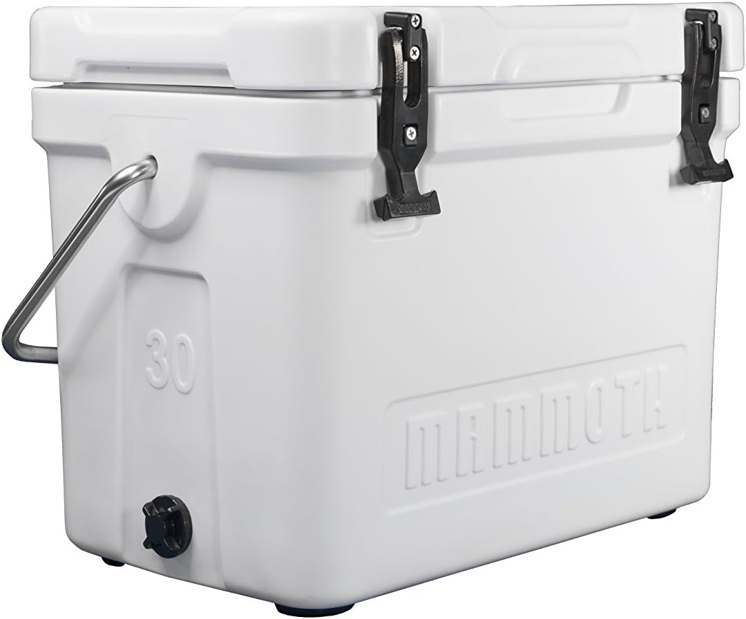 Mammoth Coolers Cruiser Series, Insulated Hard Ice Chest with Durable Double-Walled Rotomolded Construction, Great for On-The-Go Recreational Activities (Cruiser 20, Tan)