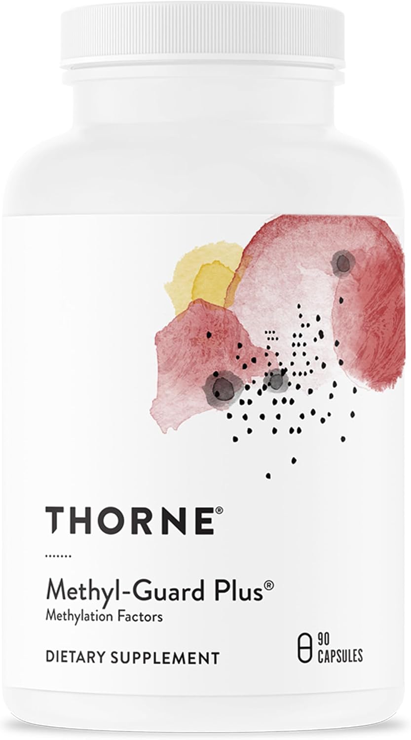 THORNE Methyl-Guard Plus, Active Folate, Vitamins B2, B6 & B12, 90 Capsules | Supports Methylation for Heart Health, Brain Function