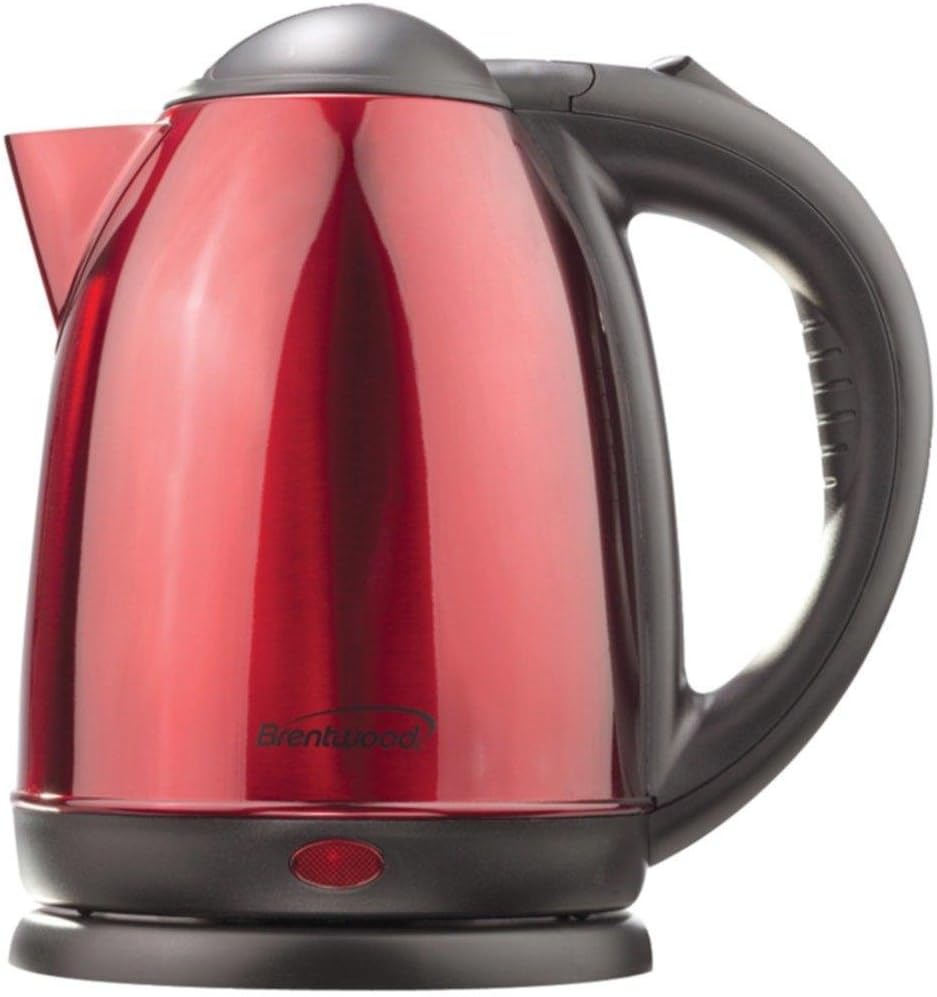 Brentwood Kt-1795 1.5-Liter Stainless Steel Electric Cordless Tea Kettle (Red) Consumer electronics