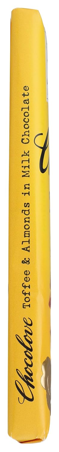 Chocolove - Milk Chocolate Bar Toffee & Almonds - 3.2 oz.