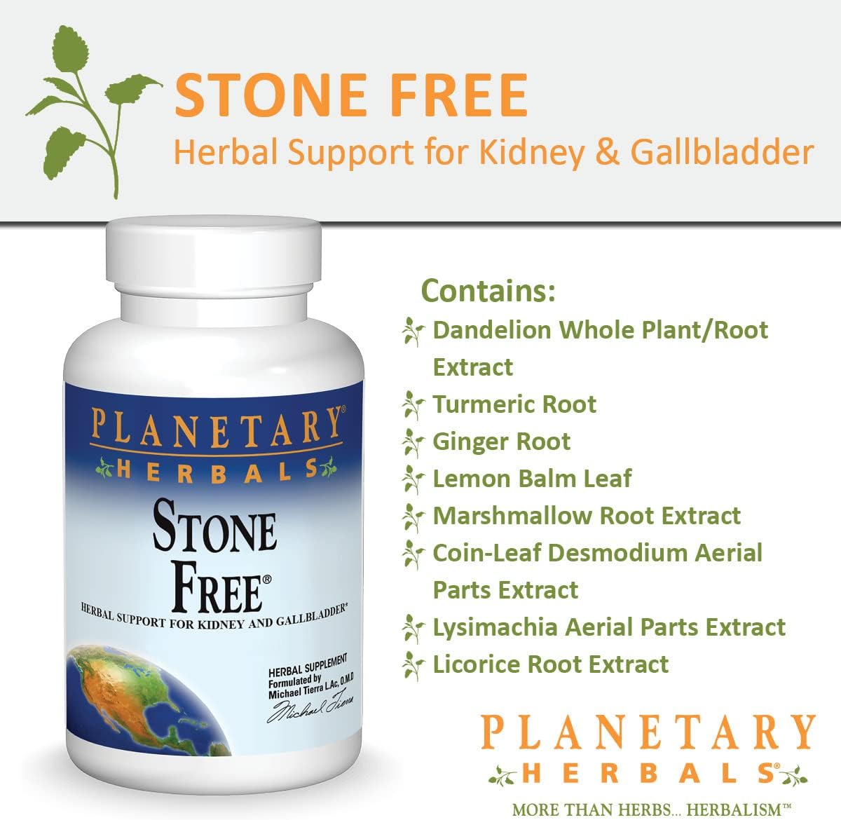 Planetary Herbals Stone Free Tablets, 90 Count