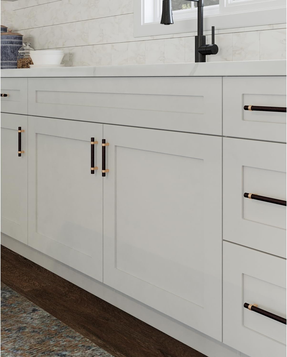 Design House Brookings Kitchen Bridge Wall Cabinet, 30", White | Wall Mount, Contemporary/Modern, Wood, Kitchen, 561639