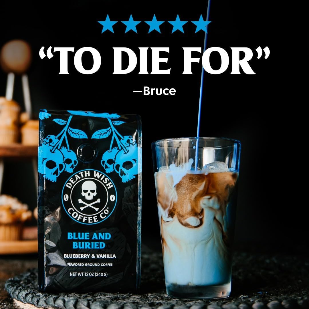 Death Wish Coffee Dark Roast Single Serve Coffee Pods, Organic, 50 Count | Fair Trade Arabica & Robusta, Baker's Chocolate & Cherry Notes, Low Acidity, Heavy Smooth Body, Bold & Intense