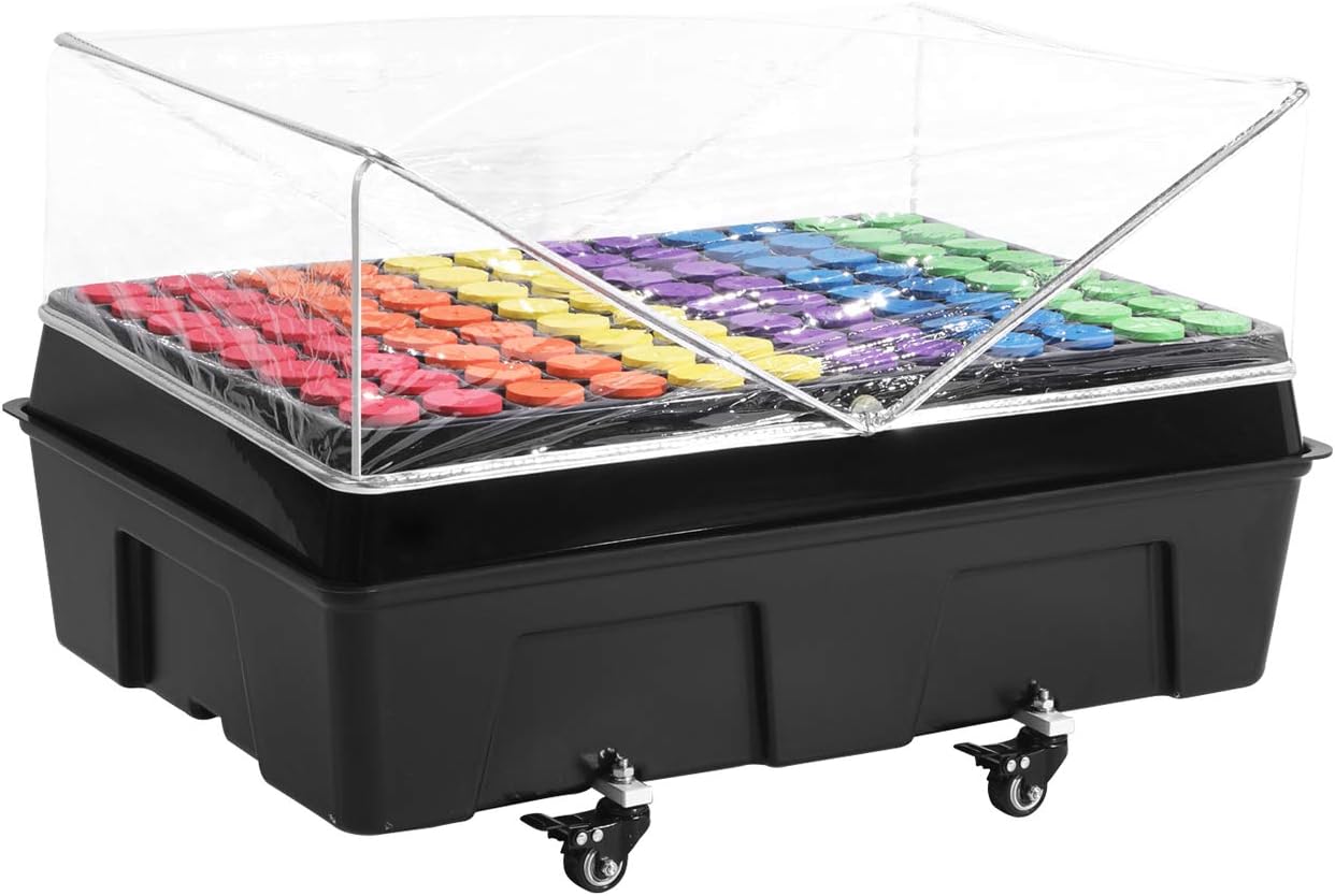 HORTIPOTS Aeroponic Clone Machine 48 Site for Plant Cuttings Propagation Using 2 in Neoprene Inserts