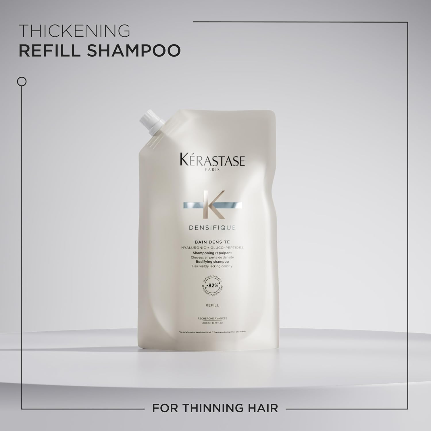 Kerastase Densifique Densité Shampoo - Thickening & Strengthening Shampoo For Fine & Thinning Hair, Removes Build-Up, Hydrates and Adds Shine, With Hyaluronic Acid & Ceramides