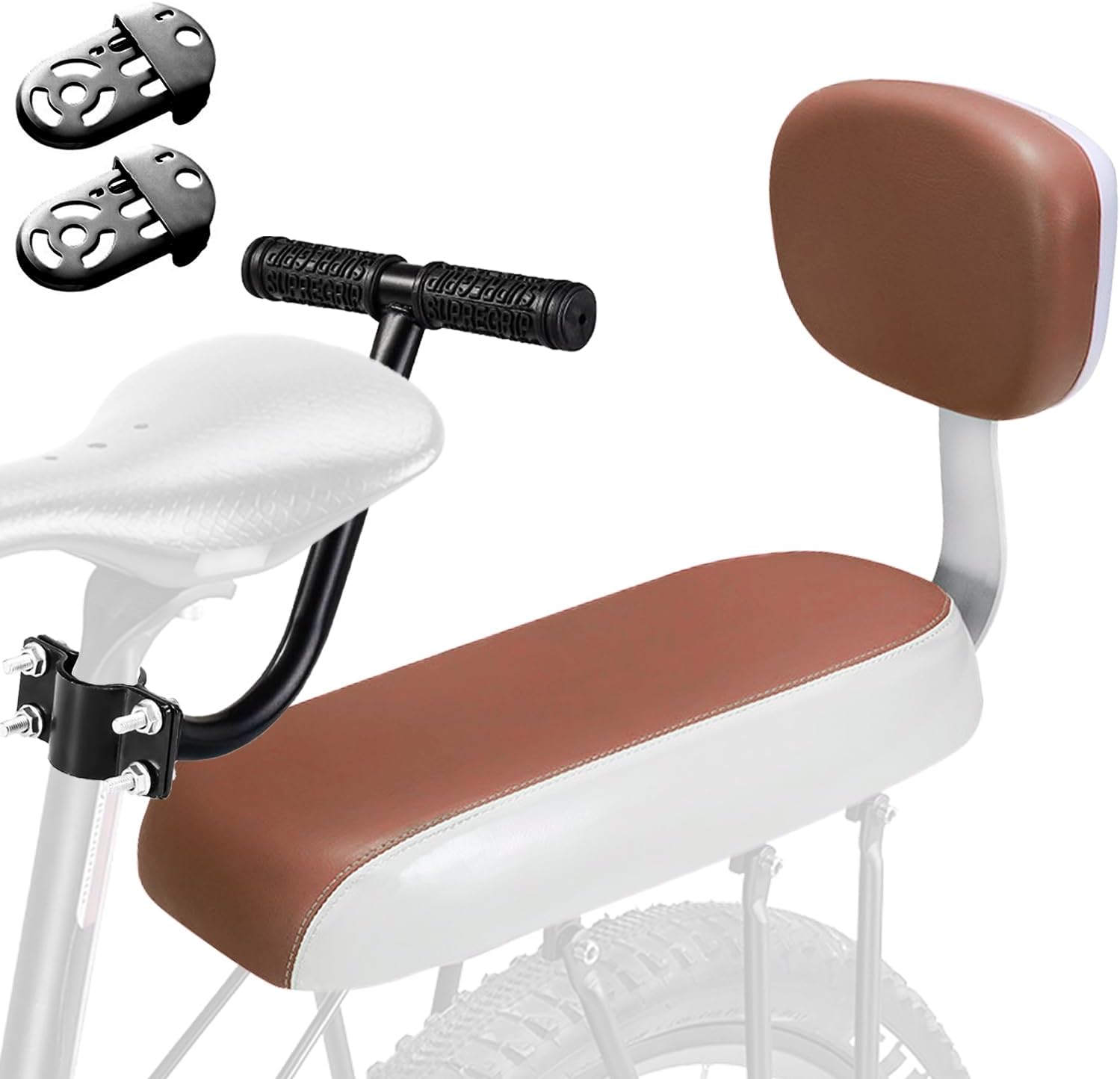 TOPCABIN Bicycle Manned Cushion Mountain Bike Back Shelf Seat Cushion Manned Comfortable Saddle Children Back Seat
