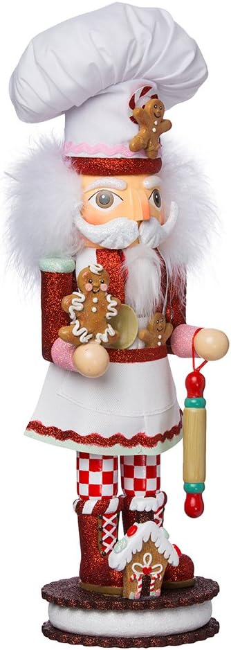 Kurt Adler HA0325 15" Gingerbread Chef Nutcracker
