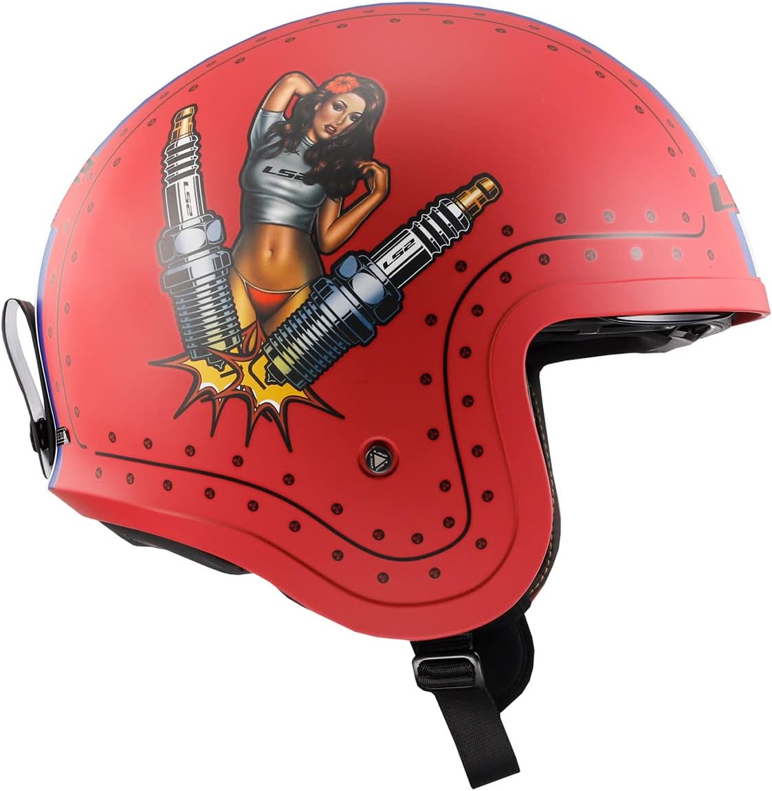 LS2 Helmets Open Face Spitfire Helmet