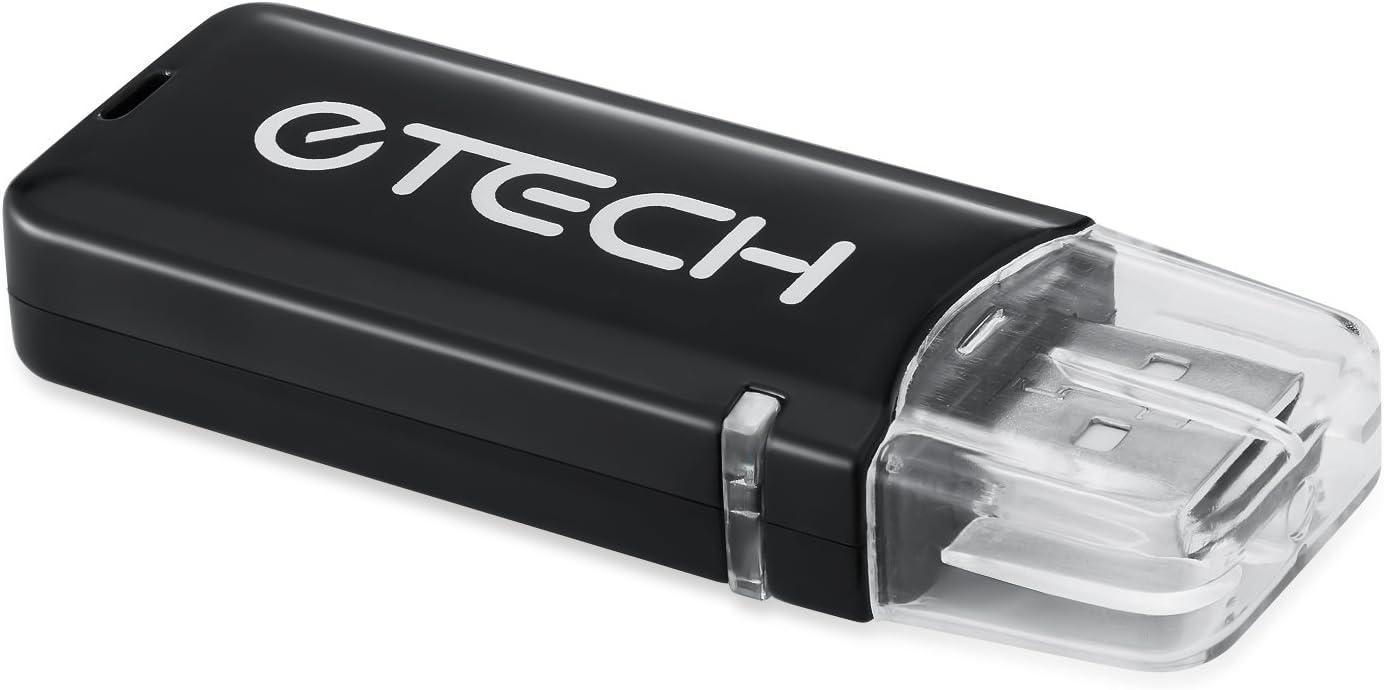 eTECH USB2.0 Black Color High Speed xD Memory Card Reader Supports Olympus and Fuji XD Picture Card 1GB 2GB