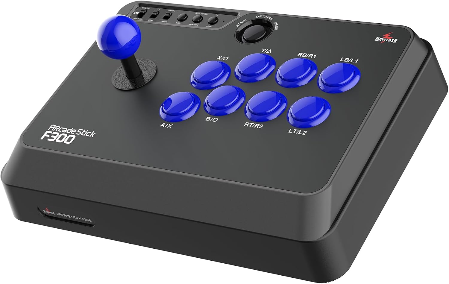MAYFLASH F300 Arcade Fight Stick Joystick for Switch/Switch 2, PS4, PS3, Xbox Series S/X, Xbox One, Xbox 360, macOS, Windows, Steam Deck and more