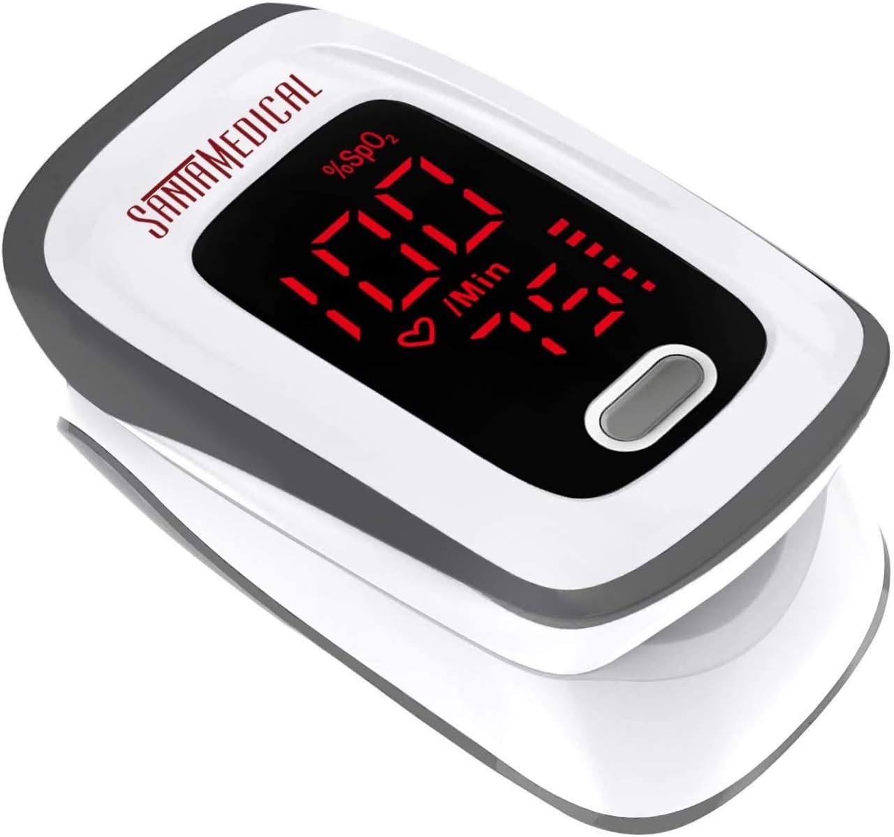 Fingertip Pulse Oximeter, Blood Oxygen Saturation Monitor (SpO2) with Pulse Rate Measurements and Pulse Bar Graph