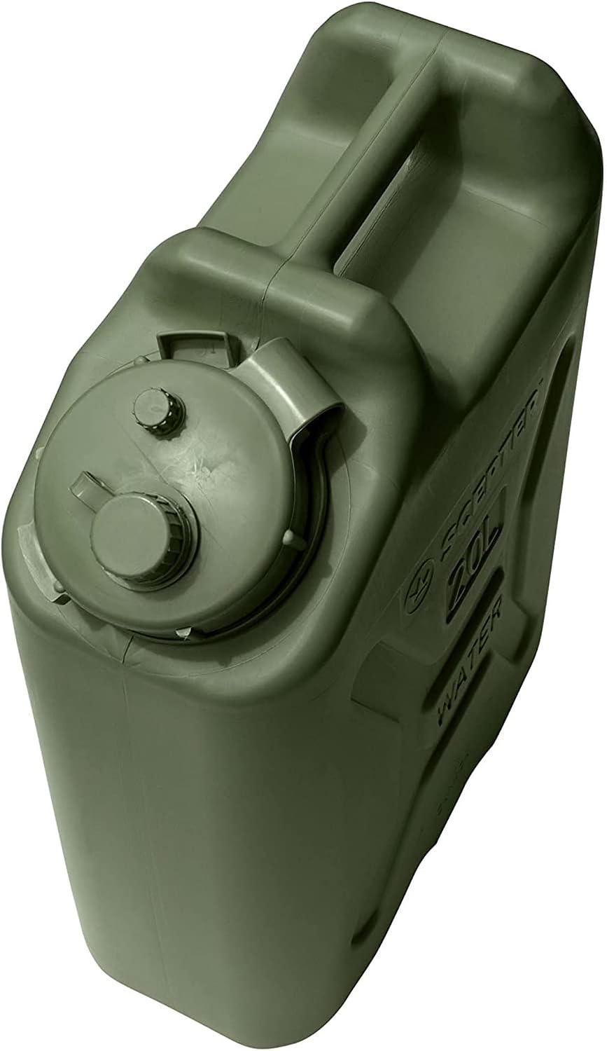 Scepter Portable Military Style Water Container for Camping & Outdoors, 5 Gallon