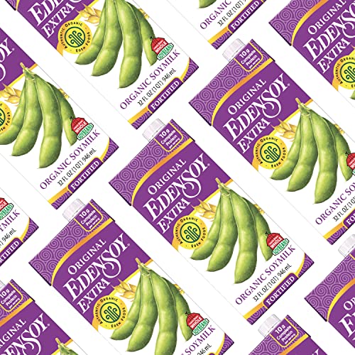 Eden Organic Original Edensoy Soymilk Extra, 32 oz (Pack of 6)