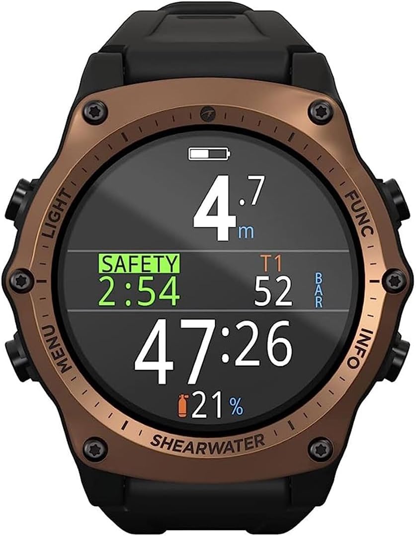 Shearwater Teric Dive Computer with GPS Transmitter, Bronze Journey Edition
