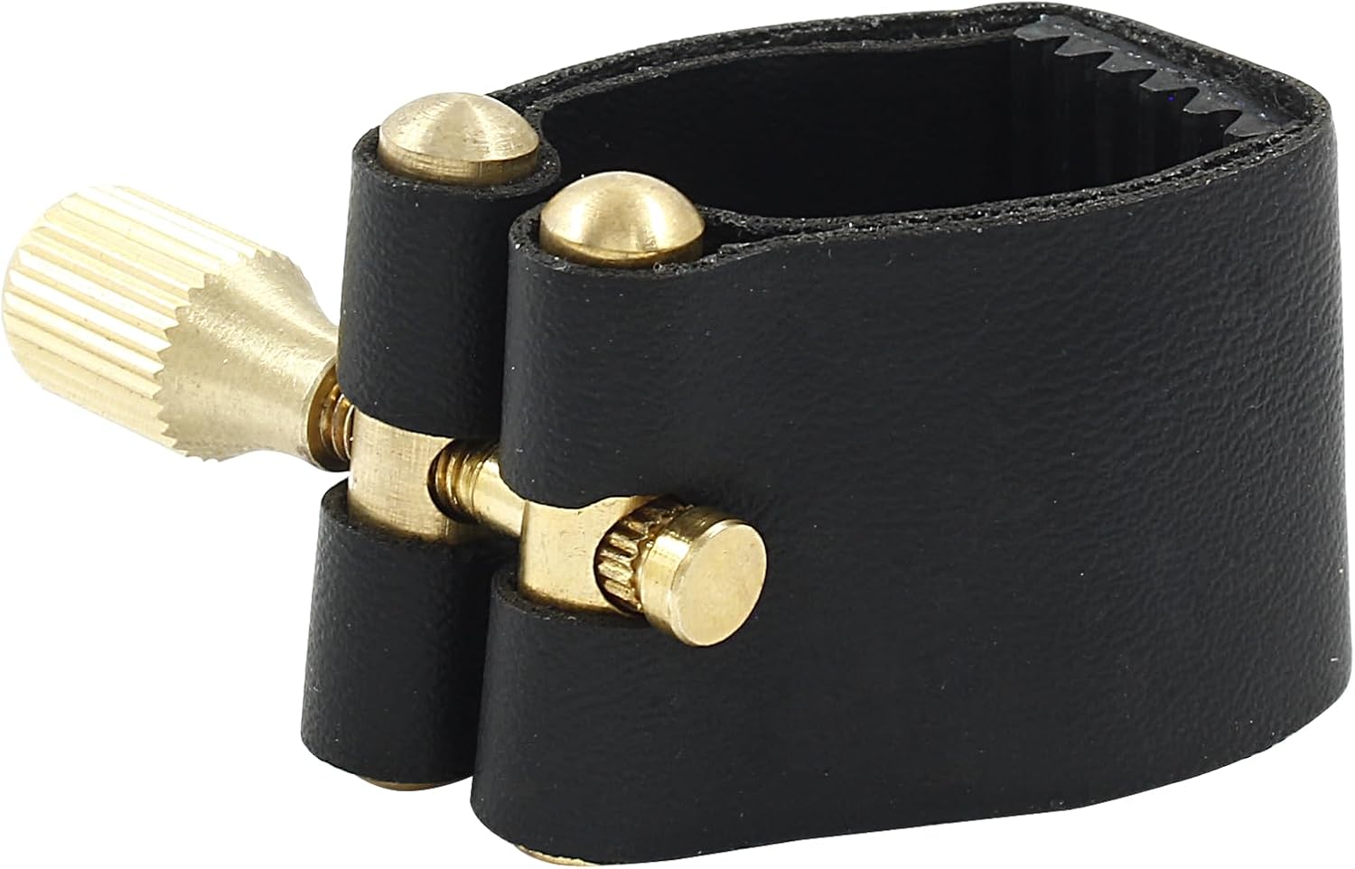 Bonsicoky Alto Sax Mouthpiece Ligature, Black | Fastener Accessory Part, For Saxophone