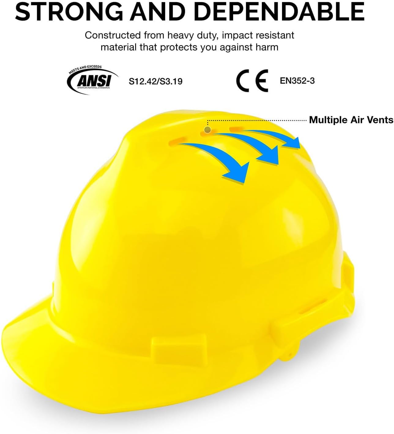 NEIKO 53880A Forestry Helmet for Safety with Shield and Earmuffs, Chainsaw Helmet with Face Shield, Hard Hat Safety Gear Equipment