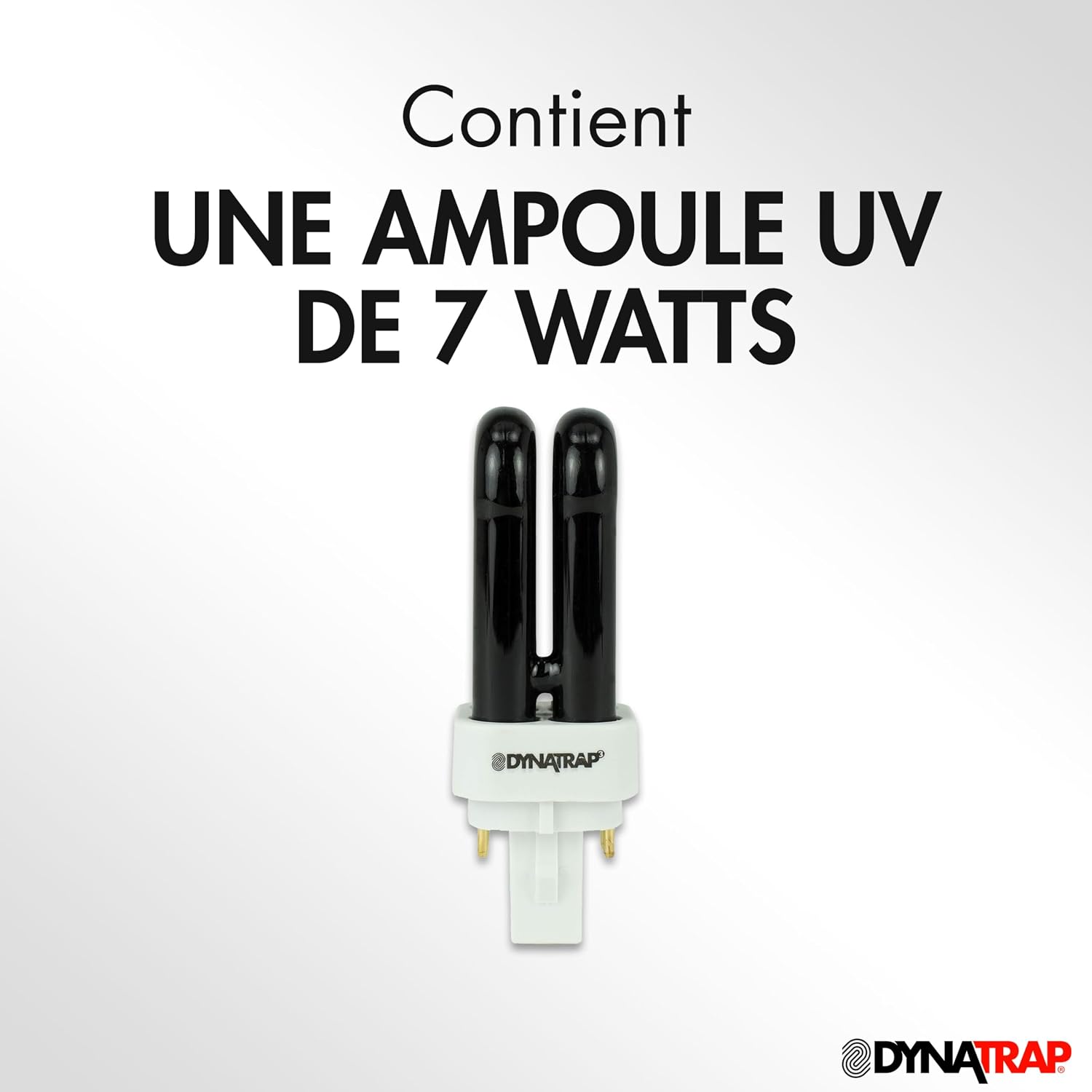 DynaTrap UV Replacement Light Bulb, 7-Watt UV Bulb | Compatible with 1/2 Acre DynaTrap Flying Insect Trap Models, Attract Mosquitoes, Biting Flies, Gnats, and Moths, 41050