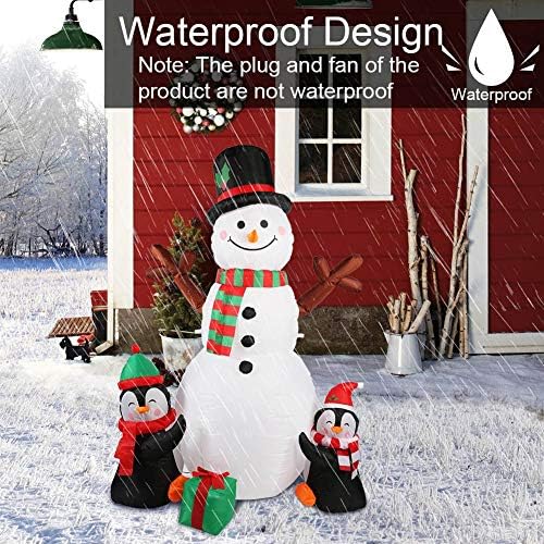 OurWarm 6ft Christmas Inflatables Outdoor Decorations