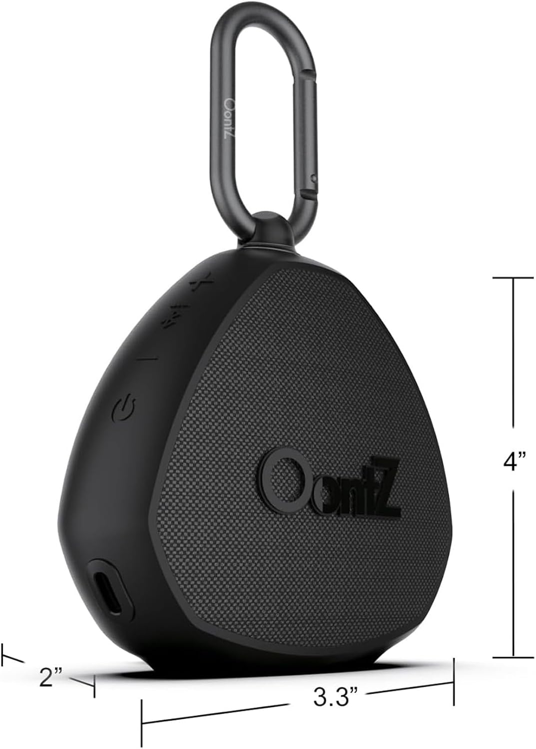 OontZ Angle 3 Gen 4 Portable Bluetooth Speaker, 12W, 24-Hour Playtime | Compact 12W Bluetooth speaker with clear sound, 24-hour playtime, 100-ft range, IPX5 waterproof, AUX Input.