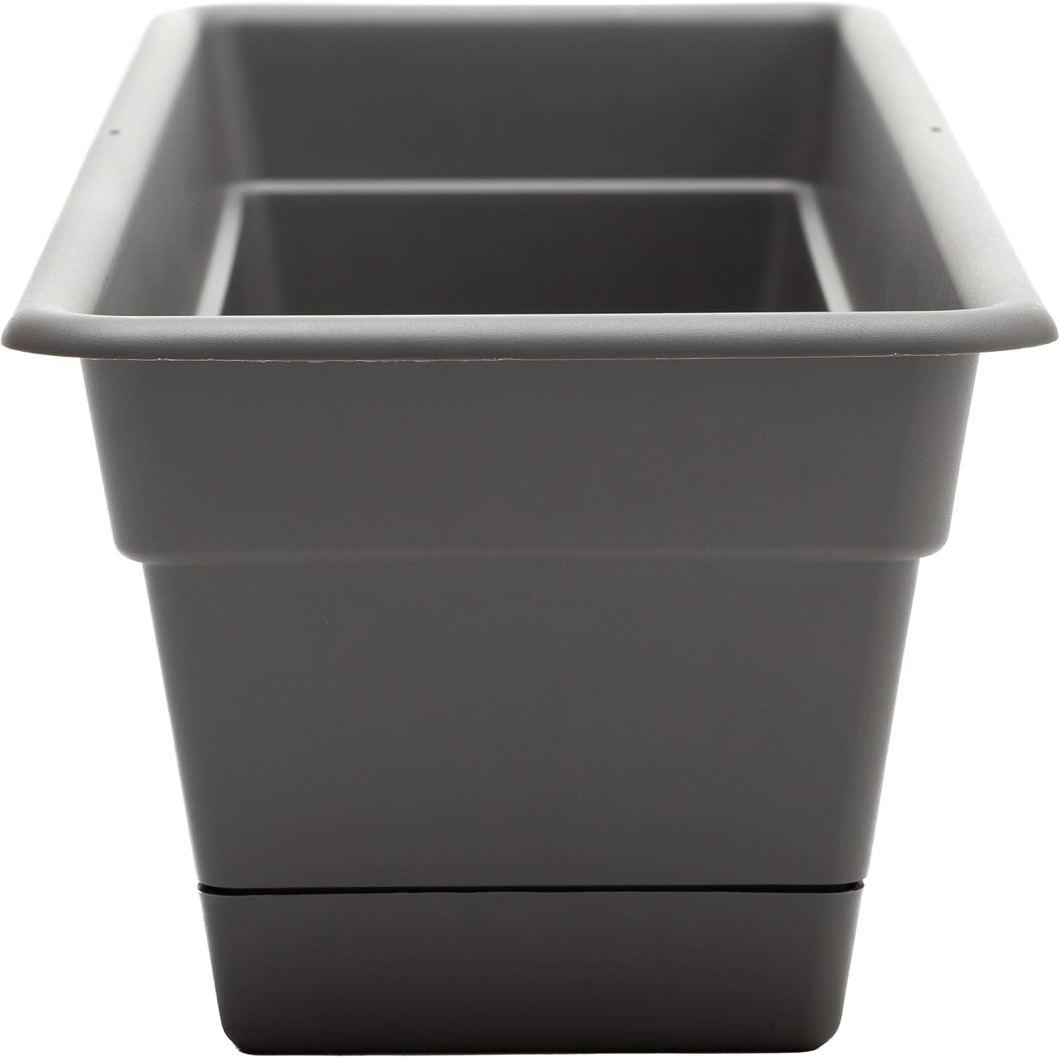 Bloem Dura Cotta Window Box Planter: 24" - Terra Cotta - with Tray, Weatherproof Resin Box, Removable Tray for Indoor & Outdoor Use, Gardening, 3 Gallon Capacity