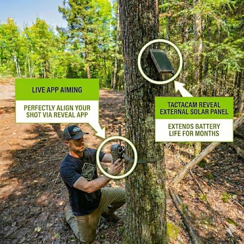 TACTACAM Reveal Pro 3.0 Cellular Trail Camera - Multi-Cellular Network, No-Glow IR, Wi-Fi Enabled, HD Photos & 1080p Videos