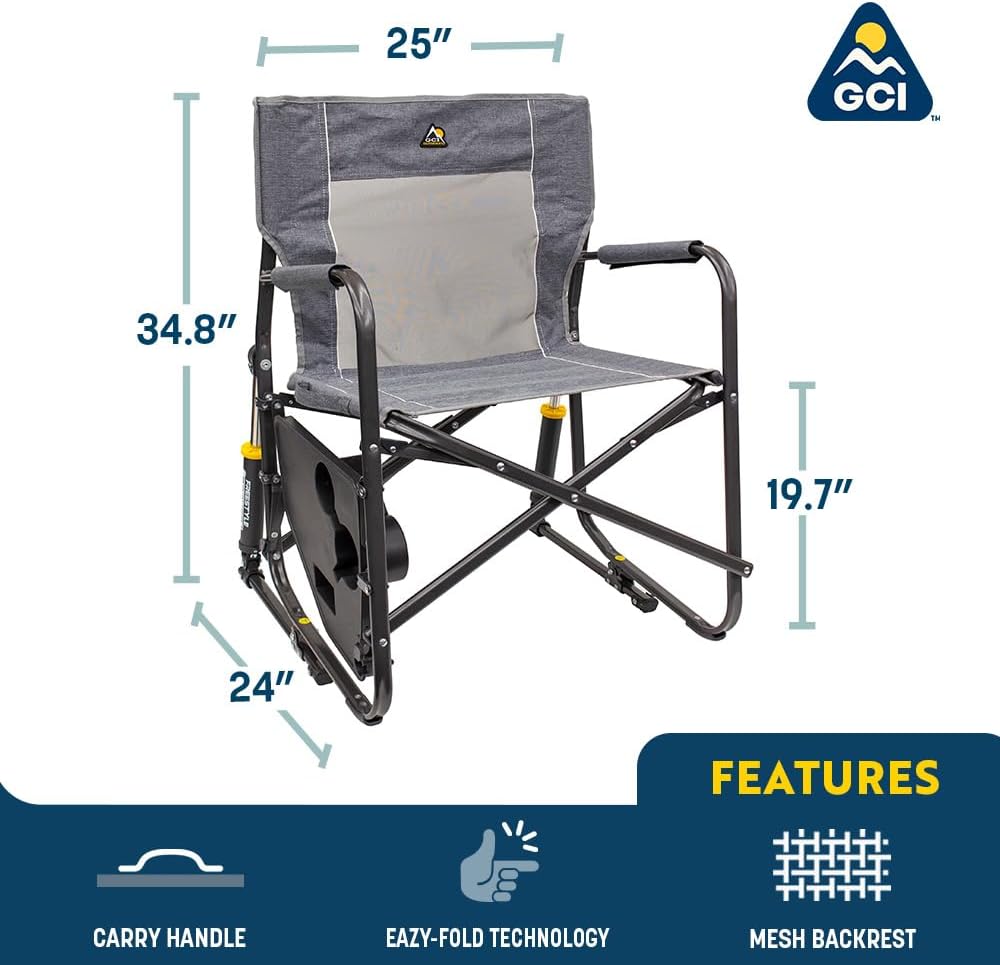 GCI Outdoor Freestyle Rocker Camping Chair - Cinnamon