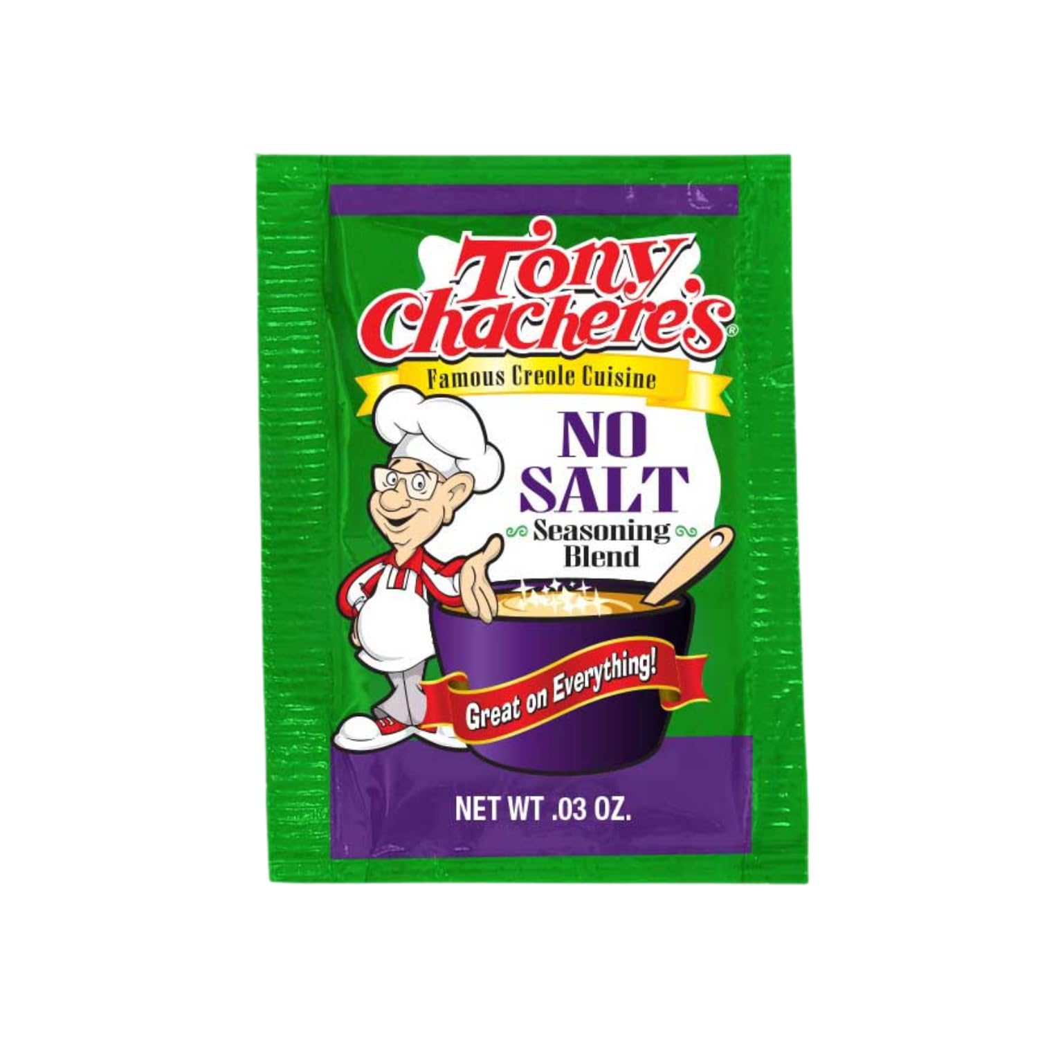 Tony Chachere Creole Seasoning, 1000 Count 0.05 Ounce (Original)