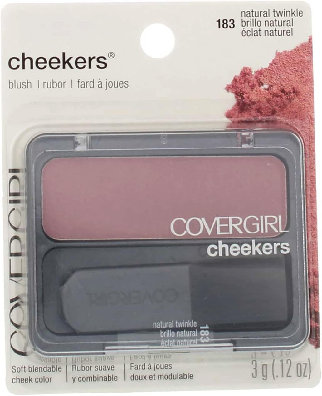 CoverGirl Cheekers Blush, # 150 Pretty Peach, 0.12 Ounce