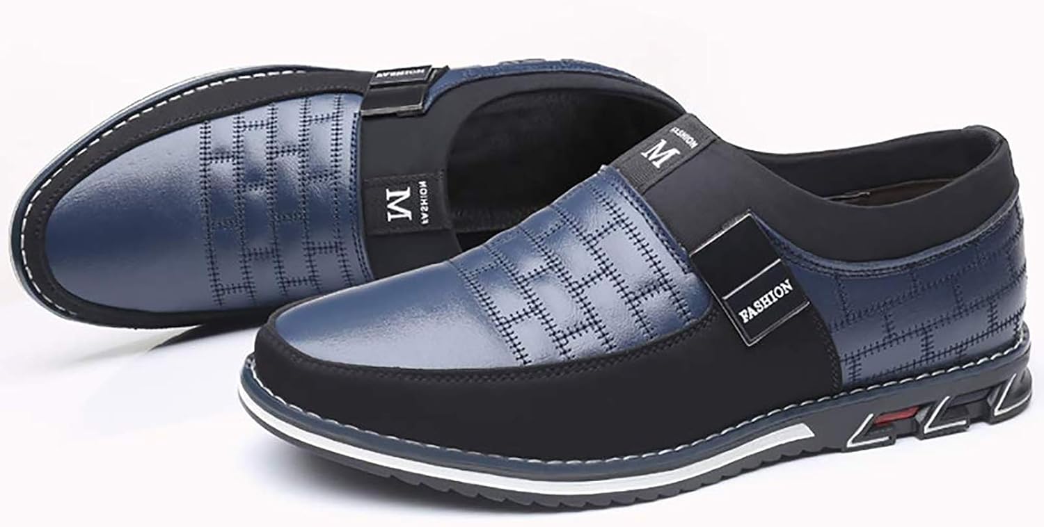 COSIDRAM Mens Casual Shoes Dress Sneakers Loafers Comfort Walking Shoes | Lightweight slip-on for hassle-free wear. Cloud-like comfort, sock-friendly fit for daily & semi-formal occasions.