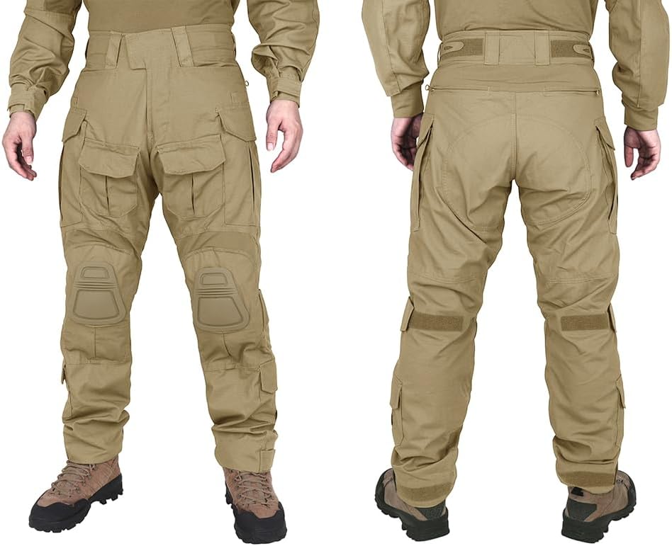 KRYDEX Tactical Men's G3 Combat Pants with Knee Pads