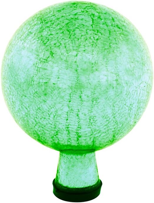 Achla Designs G10-FG-C Gazing, Fern Green 10 inch Glass Garden Globe Ball Sphere, 10