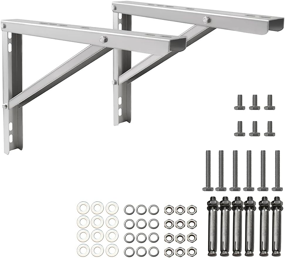 Mini Split Wall Mounting Bracket for 9000-36000 BTU AC Bracket Load 440 lbs