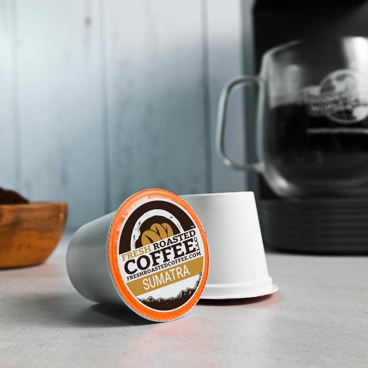 Fresh Roasted Coffee, 100% Colombian K-Cup Pods for Keurig Brewers, Medium Roast, Kosher, 96 Count Loose Pack