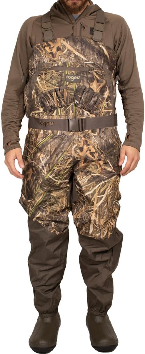 Rogers Toughman 2-in-1 Insulated Breathable Waders in Habitat size 11 Tall Slim